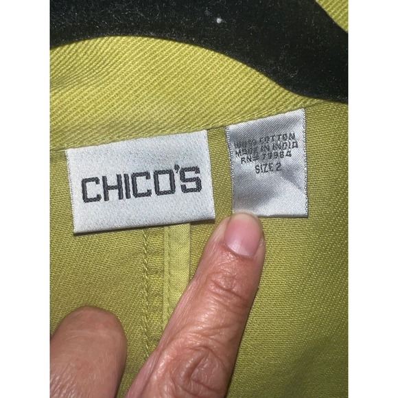 Chico's blazer jacket size 2 boho dopamine - Picture 3 of 7